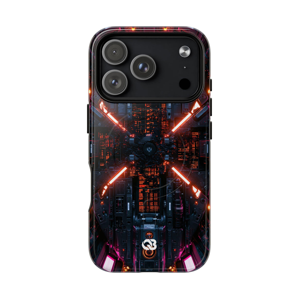 Cybernetic Reactor Core · Tough 2.0 Magnetic Phone Case for iPhone · Black