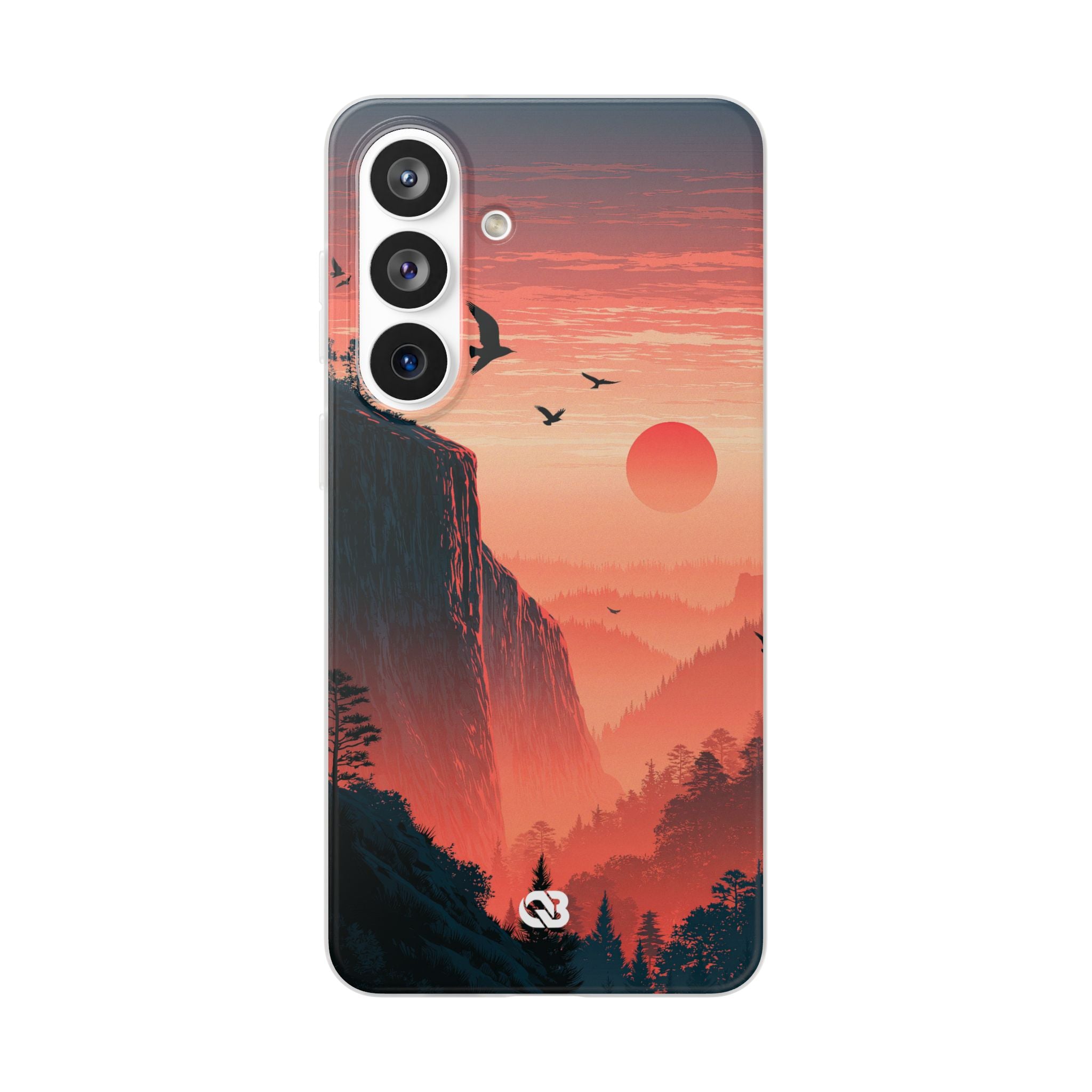Orange Lite Phone Case for Samsung - Crimson Ridge Flight