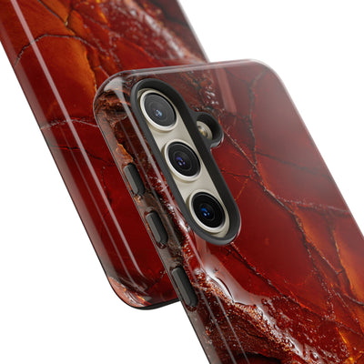 Amber Embrace · Tough Phone Case for Samsung · Brown