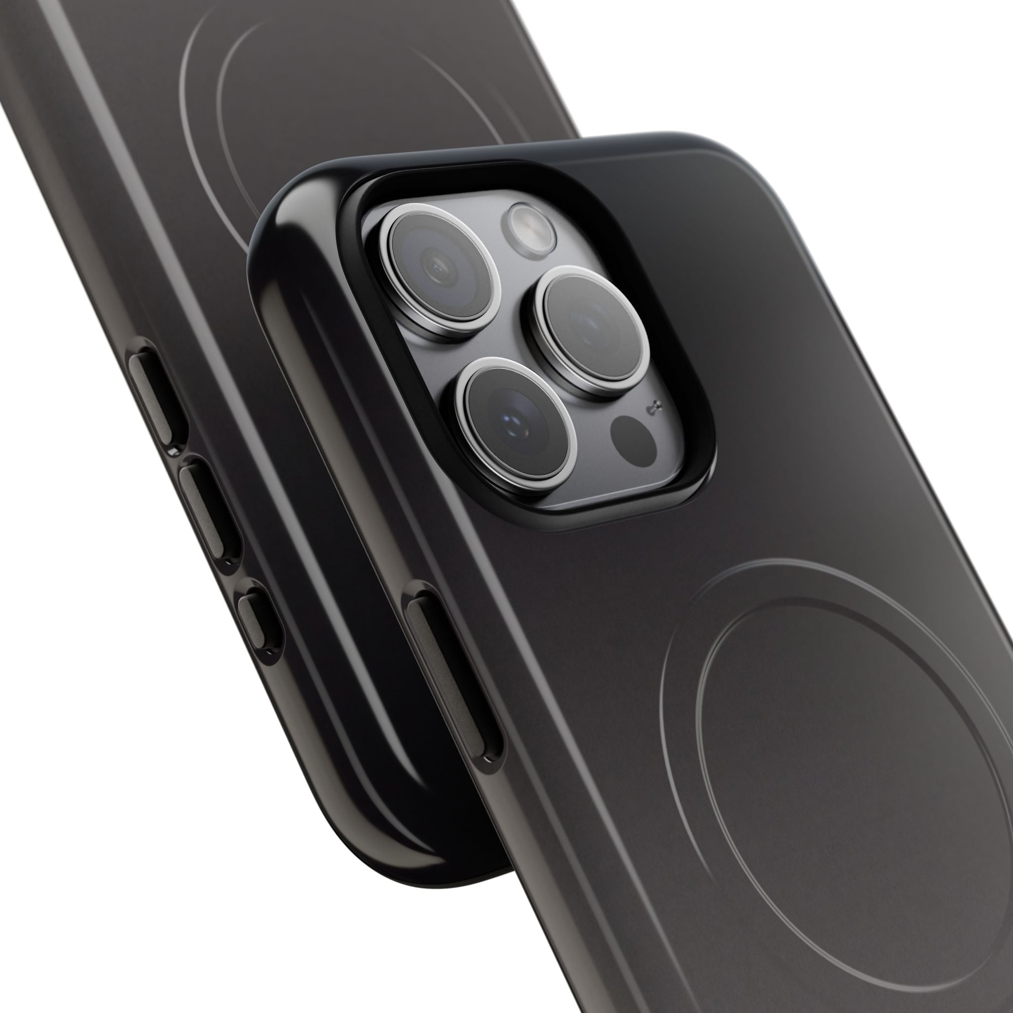 Grey Tough 2.0 Magsafe Phone Case for iPhone - Obsidian Ash Fade