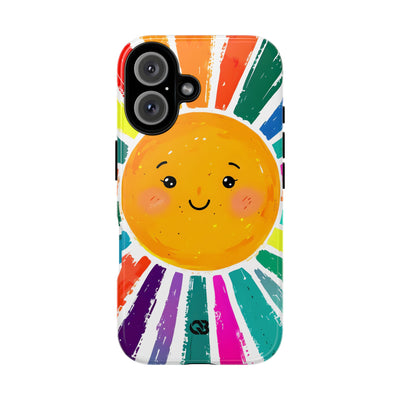 Vibrant Solar Smile · Tough Phone Case for iPhone