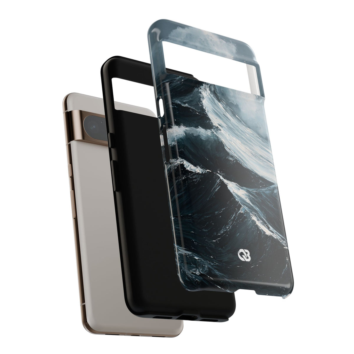Nordic Swell · Tough Phone Case for Pixel ·  Blue