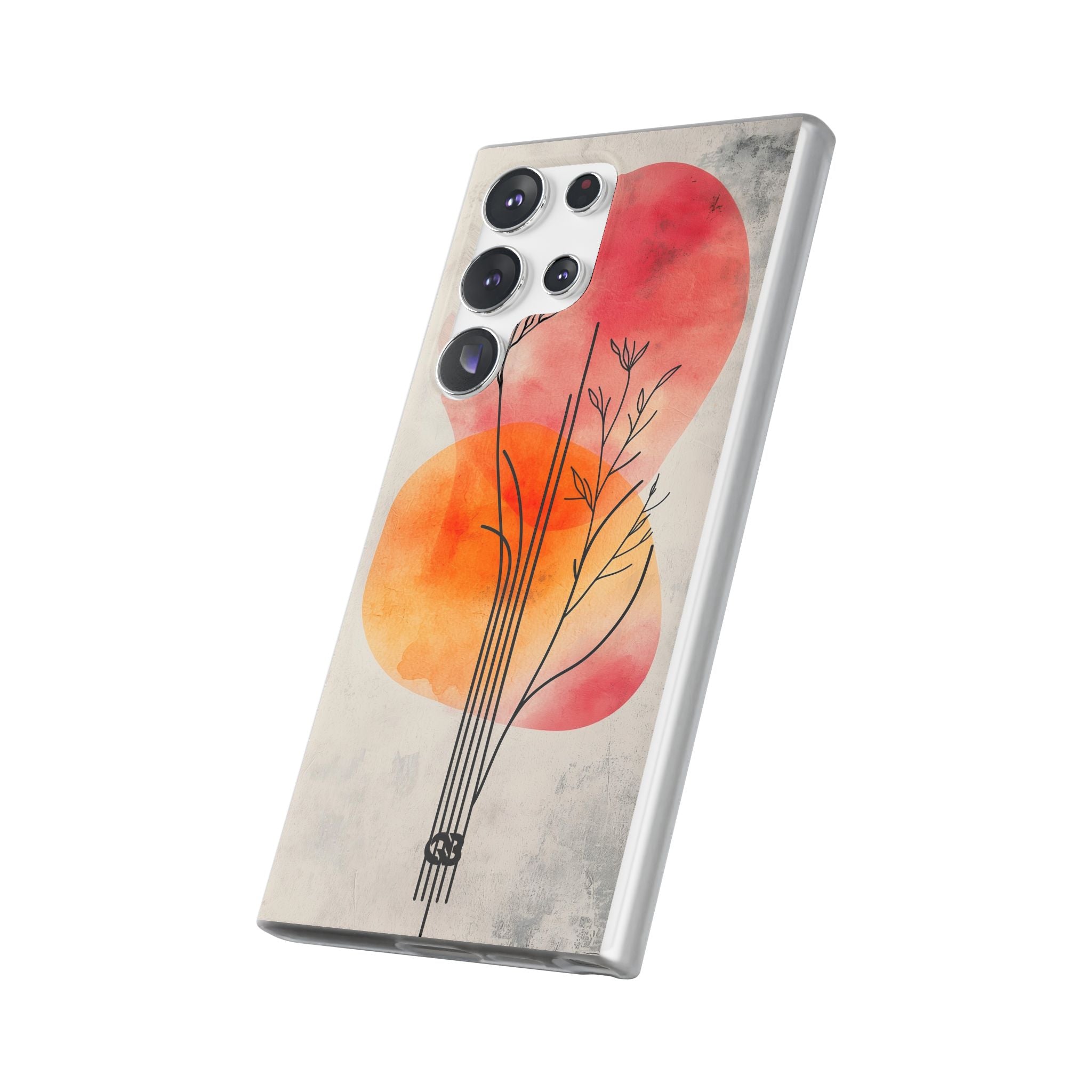 Crimson Bloom Lineage · Soft Phone Case for Samsung