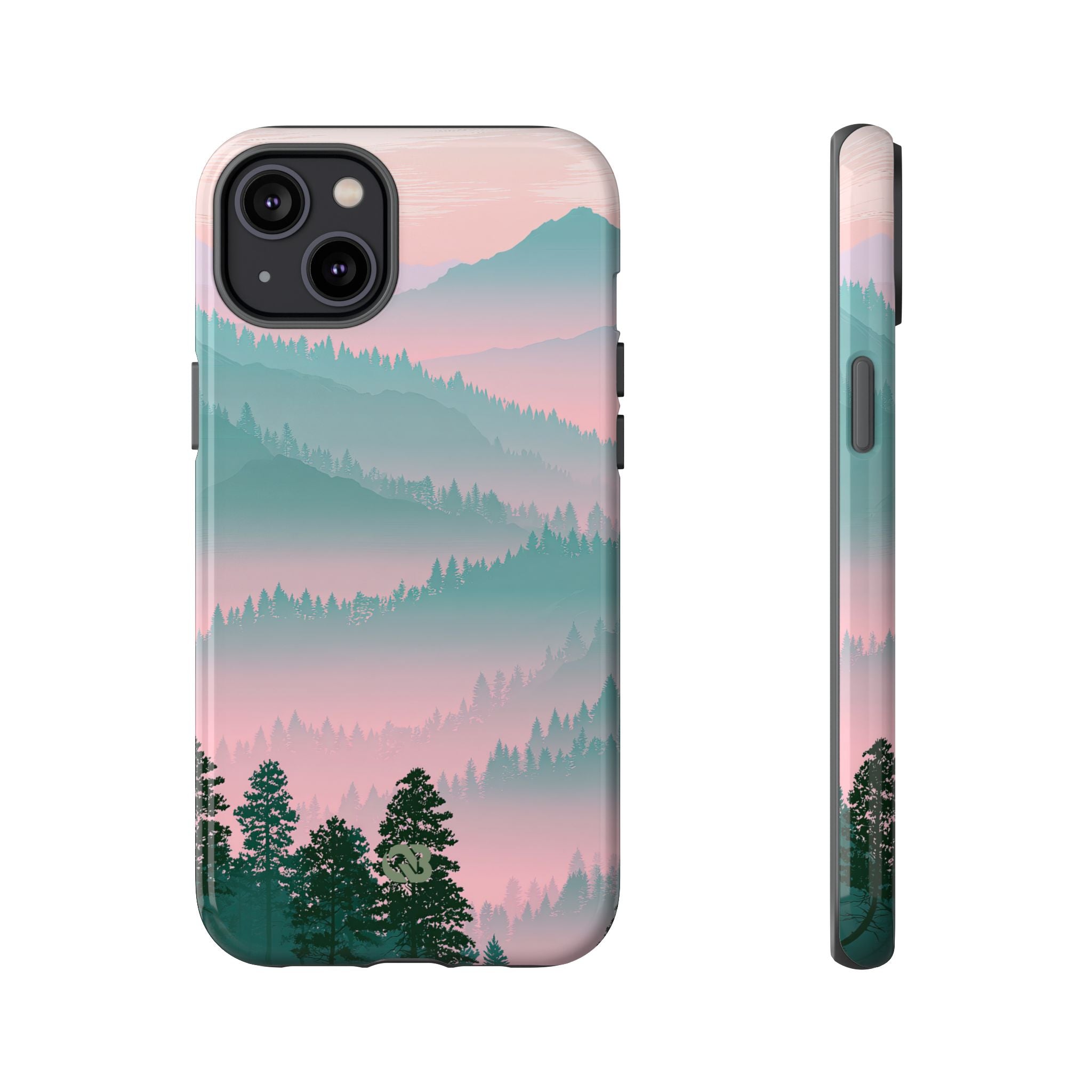 Teal Tough Phone Case for iPhone - Alpine Mist Teal