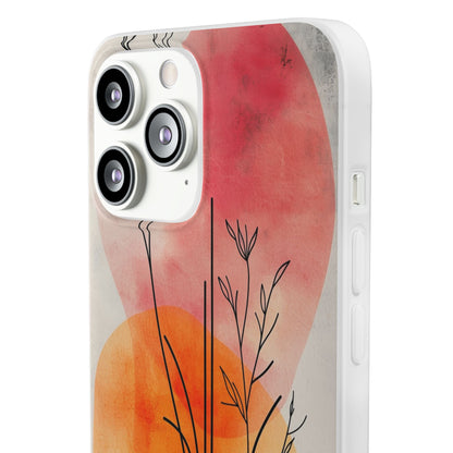 Curved Stem Sunset iPhone 13 Pro Max - Soft