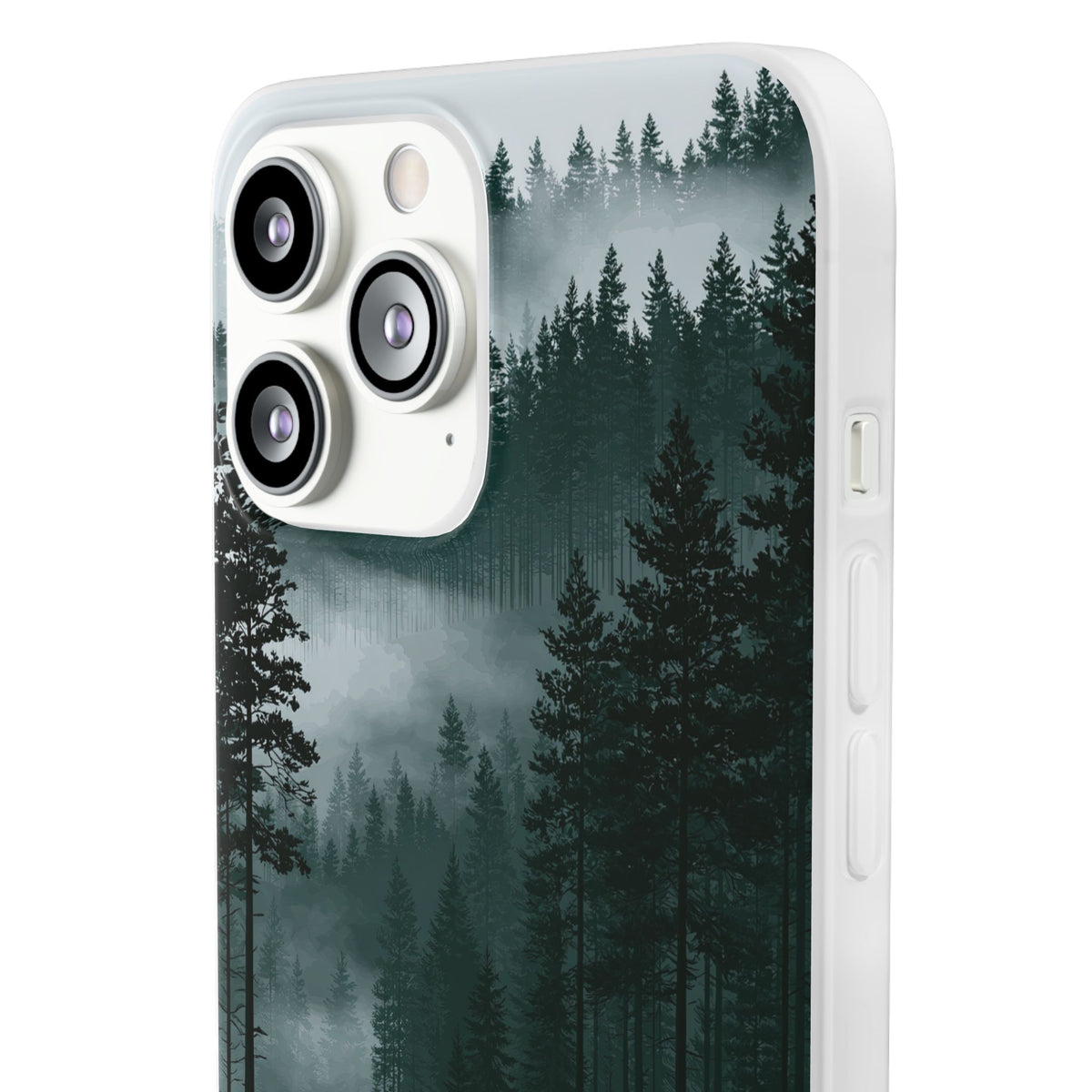 Misty Pine Reflections · Lite Phone Case for iPhone ·  Green