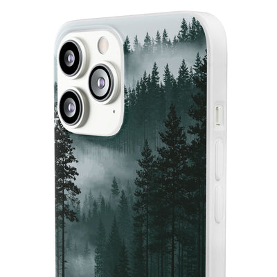 Misty Pine Reflections · Lite Phone Case for iPhone ·  Green