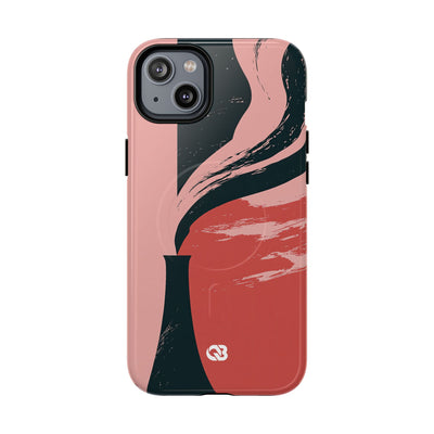 Pink Tough 2.0 Magsafe Phone Case for iPhone - Cinder Rose Plume