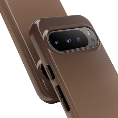 Brown Tough Phone Case for Google Pixel - Smoked Caramel Fade