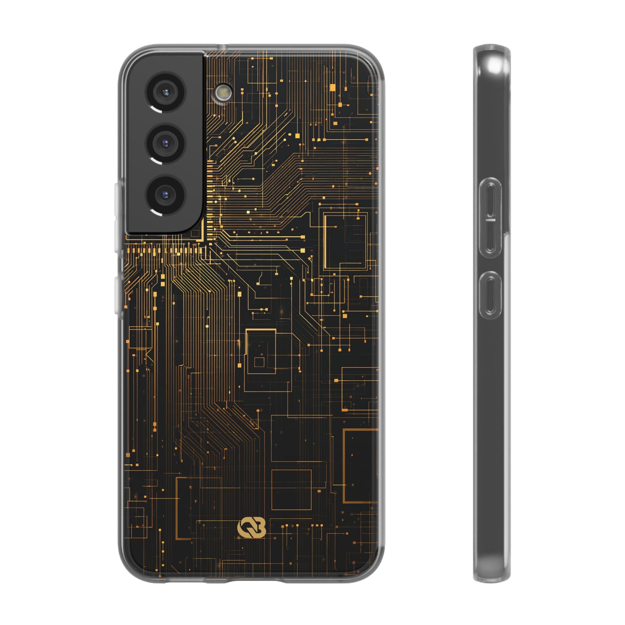 Gold Lite Phone Case for Samsung - Amber Core Mainframe