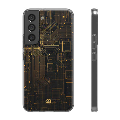 Gold Lite Phone Case for Samsung - Amber Core Mainframe