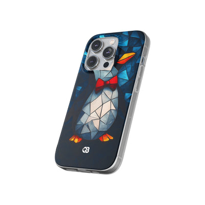Mosaic Bowtie Penguin · Soft Phone Case for iPhone