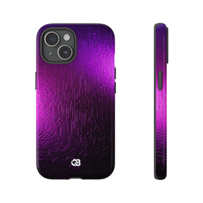 Violet Cyber Circuit · Tough Phone Case for iPhone · Purple
