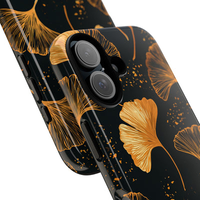 Gilded Ginkgo · Tough Phone Case for iPhone · Gold