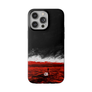 Crimson Horizon · Lite Phone Case for iPhone ·  Black