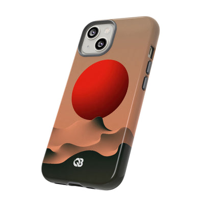 Crimson Sol Ridge · Tough Phone Case for iPhone · Red