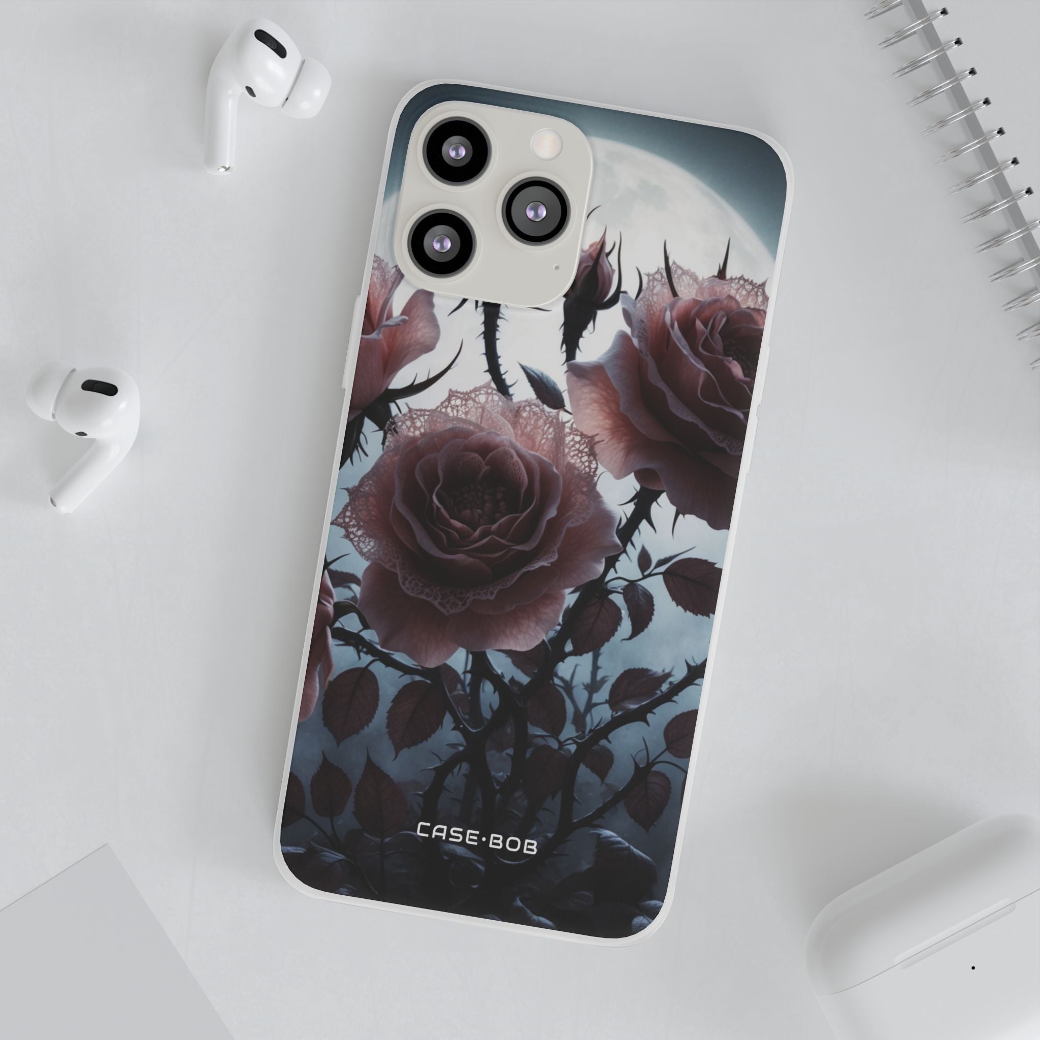 Luminous Rose Thorns iPhone 13 Pro Max - Soft