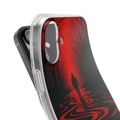 Crimson Shadow Path · Soft Phone Case for iPhone