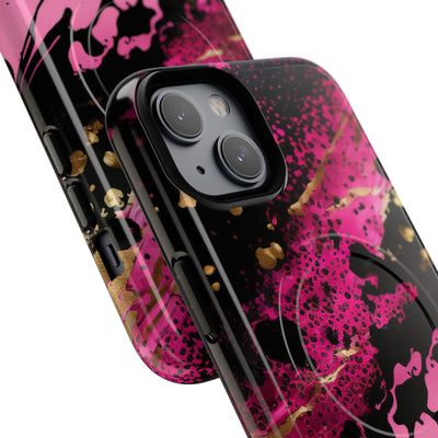 Magenta Liquid Gold · Tough+ Telefoncover for iPhone · Magsafe
