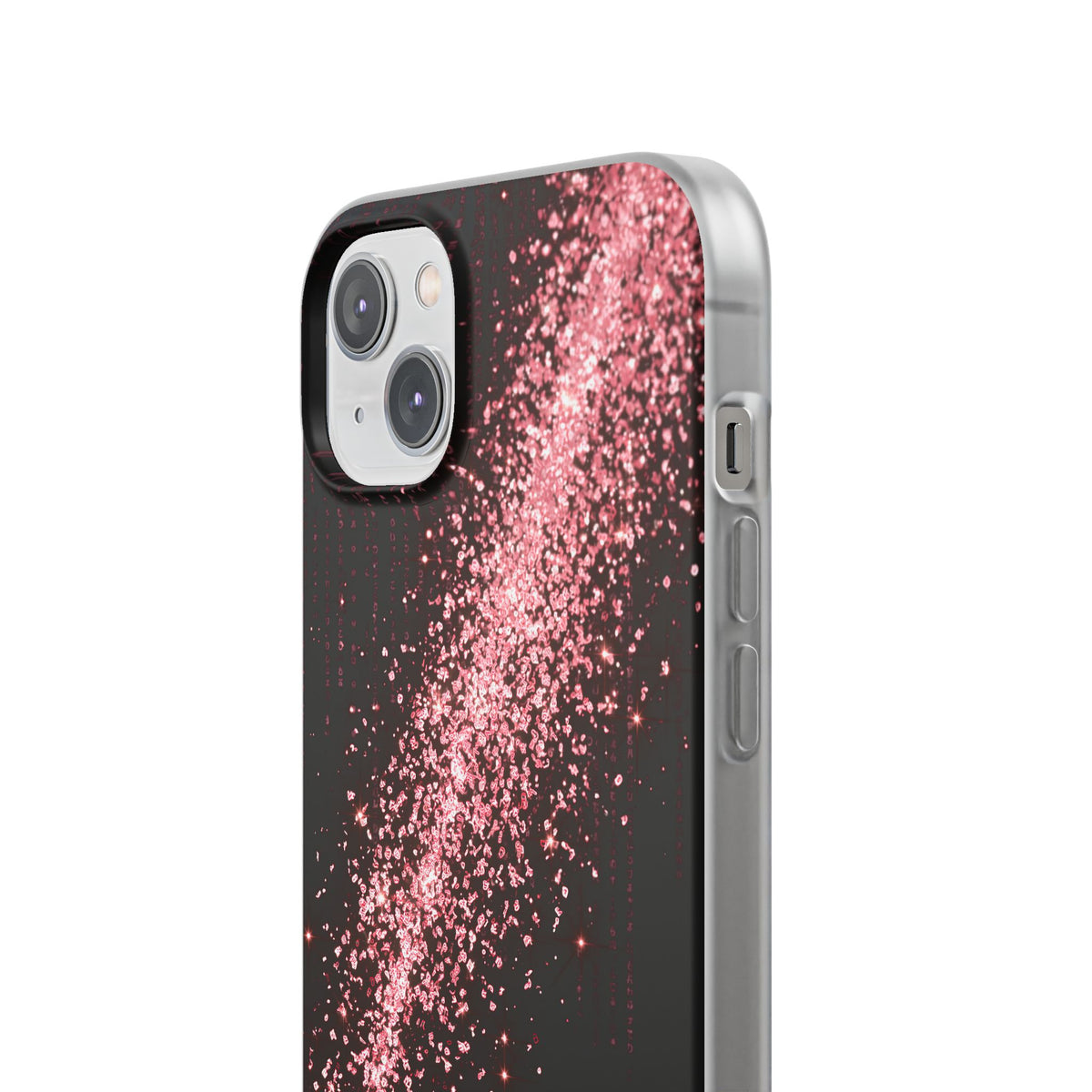 Rose Digital Cascade · Lite Phone Case for iPhone ·  Pink