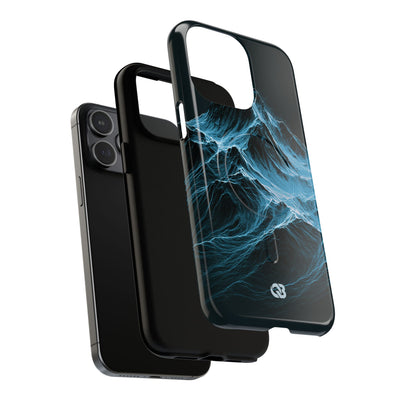 Nordic Frost Peak · Tough 2.0 Magnetic Phone Case for iPhone · Blue