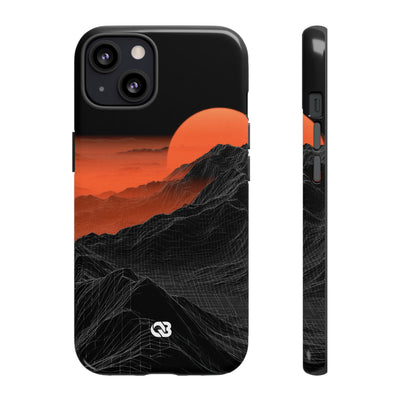 Solar Ridge Mesh · Tough Phone Case for iPhone · Black