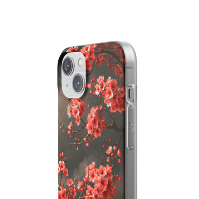Dark Sakura Nocturne · Lite Phone Case for iPhone ·  Black