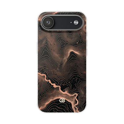 Mesa Elevation Contour · Lite Phone Case for iPhone ·  Black