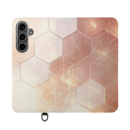 Hexagon Glow - Samsung S24 Plus Case - Wallet