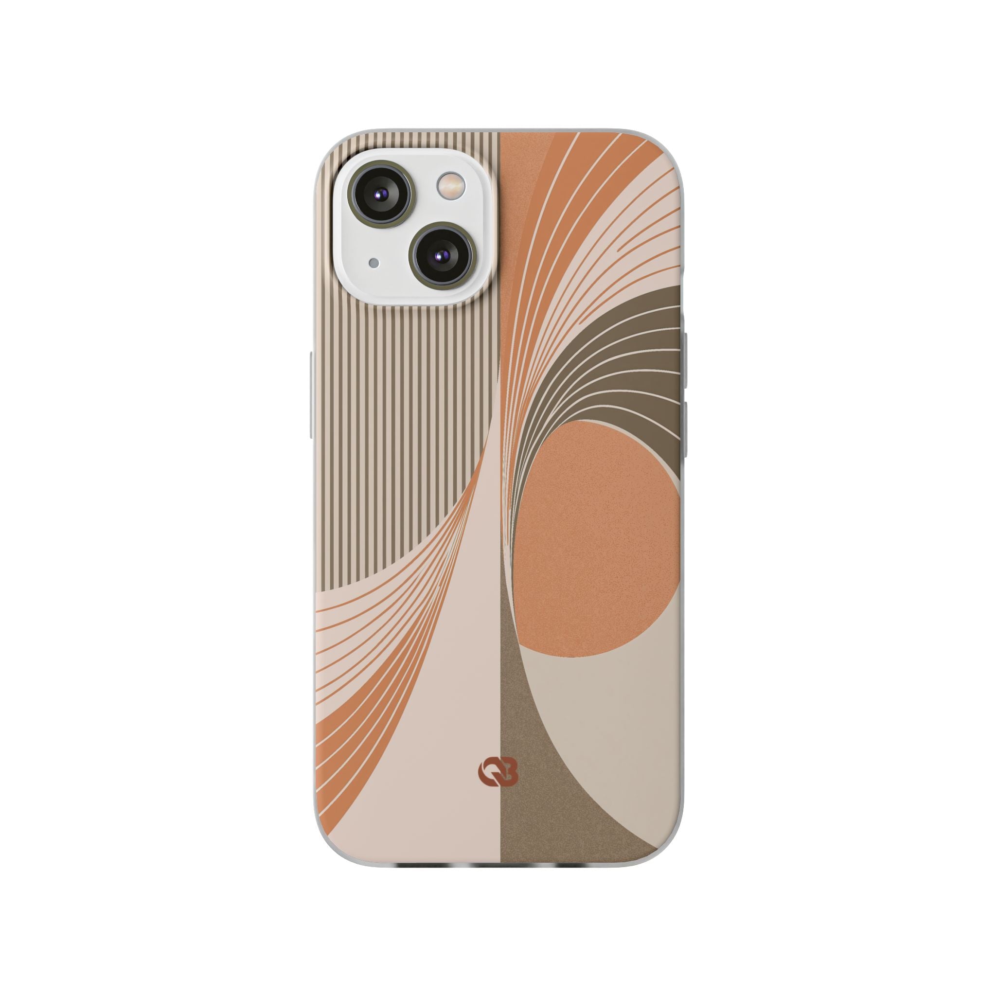 Orange Lite Phone Case for iPhone - Desert Arc Horizon