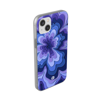 Periwinkle Strata Bloom · Lite Phone Case for iPhone ·  Purple