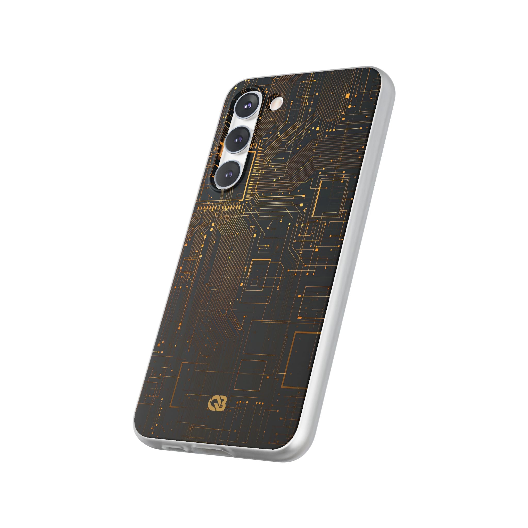 Gold Lite Phone Case for Samsung - Amber Core Mainframe