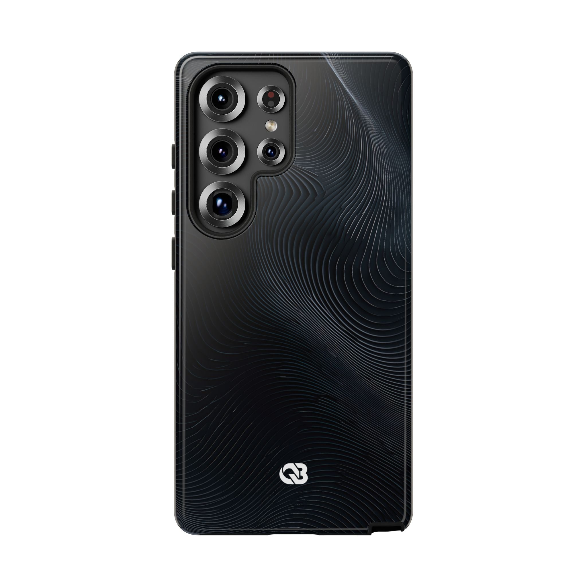 Black Tough Phone Case for Samsung - Obsidian Ridge Flux