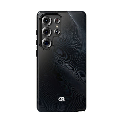 Black Tough Phone Case for Samsung - Obsidian Ridge Flux