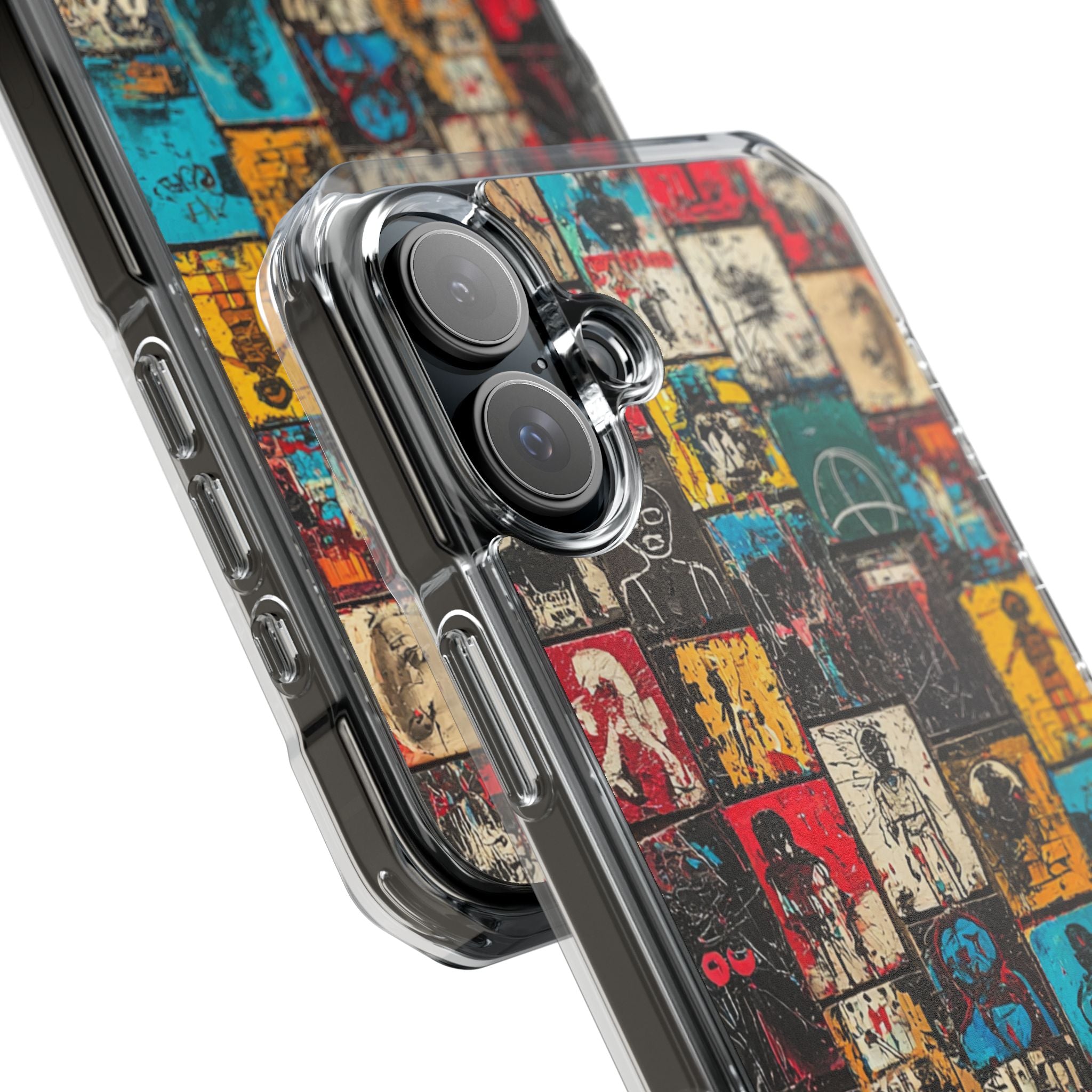 Figured Grid iPhone 16 Plus Case - Impact - CASE•BOB