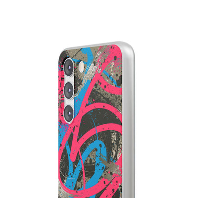 Cyber Splatter Flow · Lite Phone Case for Samsung · Pink