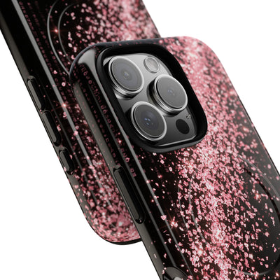 Rose Digital Cascade · Tough 2.0 Magnetic Phone Case for iPhone · Pink