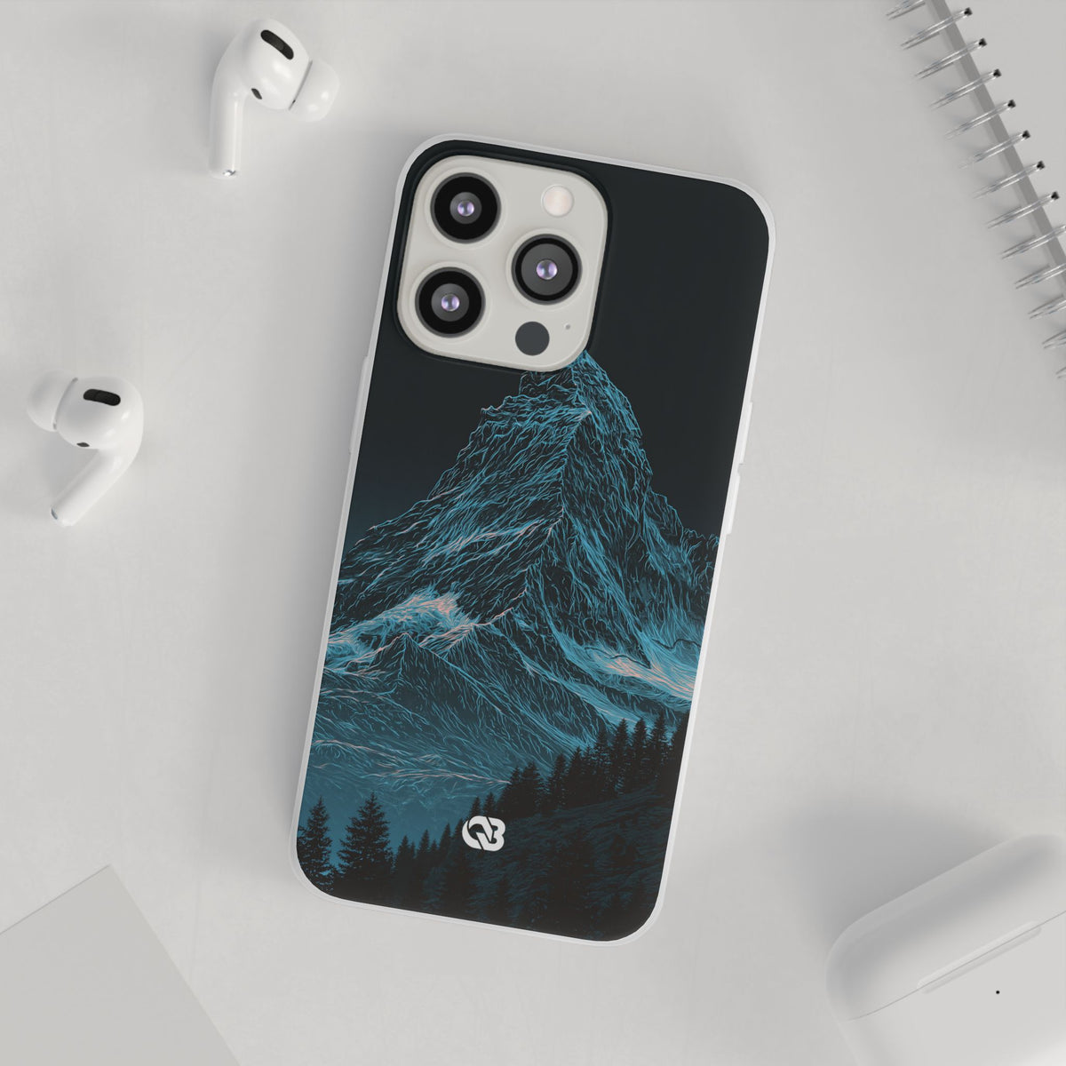 Glacial Alpine Peak · Lite Phone Case for iPhone ·  Blue