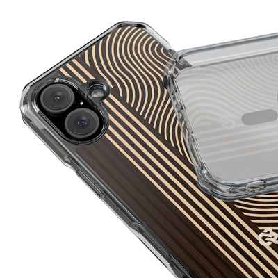 Brown Impact MagSafe Phone Case for iPhone - Espresso Sand Ridge