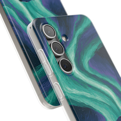 Arctic Aurora Bear · Lite Phone Case for Samsung · Teal