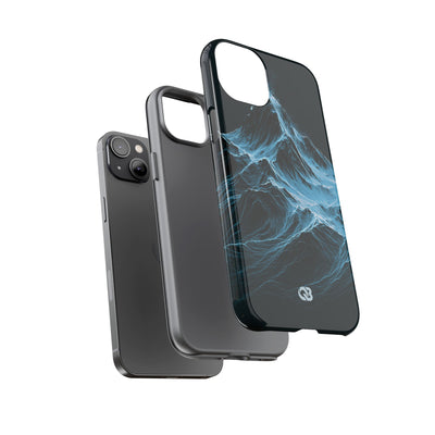 Nordic Frost Peak · Tough Phone Case for iPhone · Blue