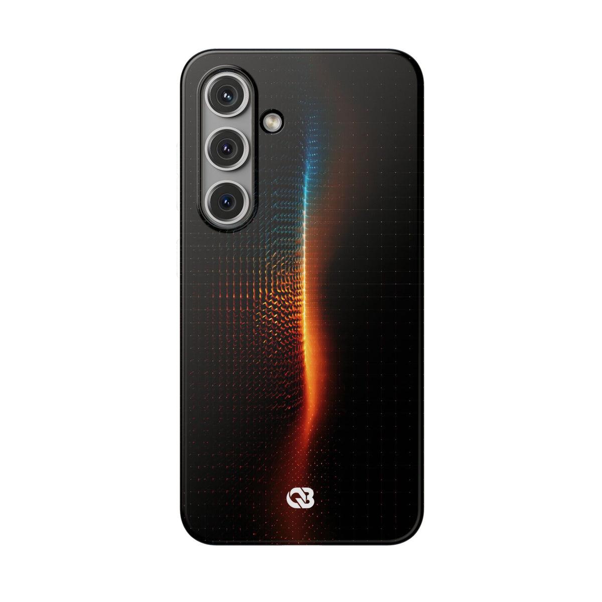 Luminous Refraction Grid · Lite Phone Case for Samsung · Black