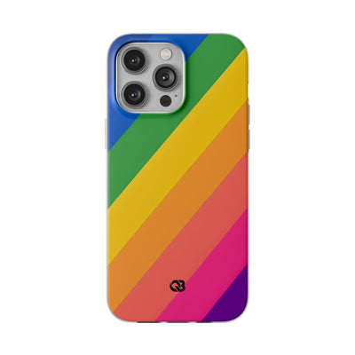 Vibrant Spectrum Slope · Soft Phone Case for iPhone