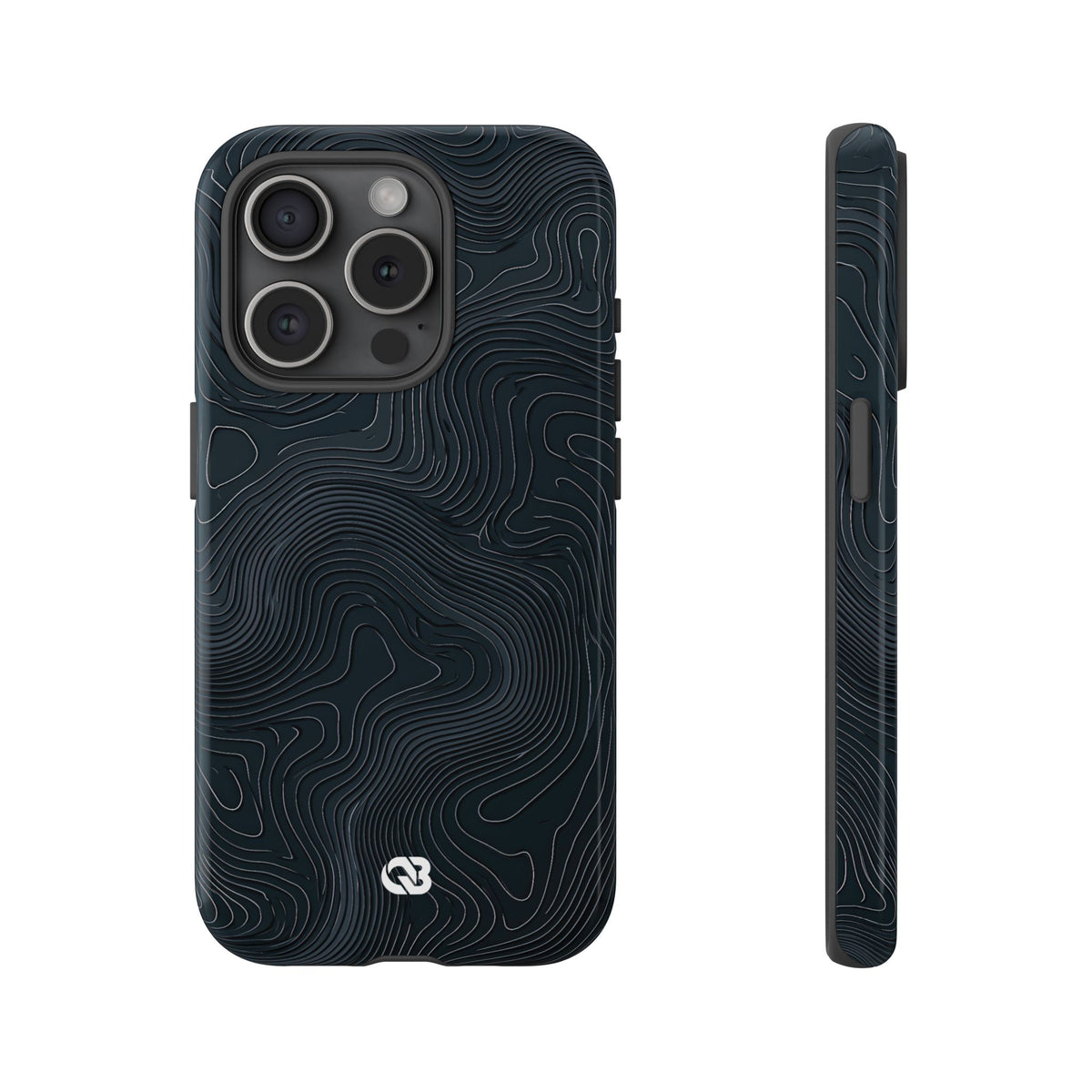 Obsidian Elevation · Tough Phone Case for iPhone · Black