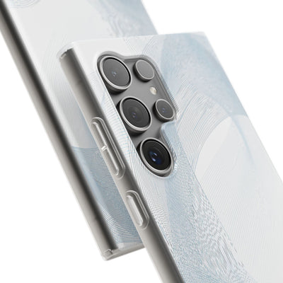 Glacial Contour Waves · Lite Phone Case for Samsung · White