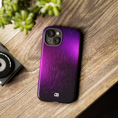 Violet Cyber Circuit · Tough Phone Case for iPhone · Purple