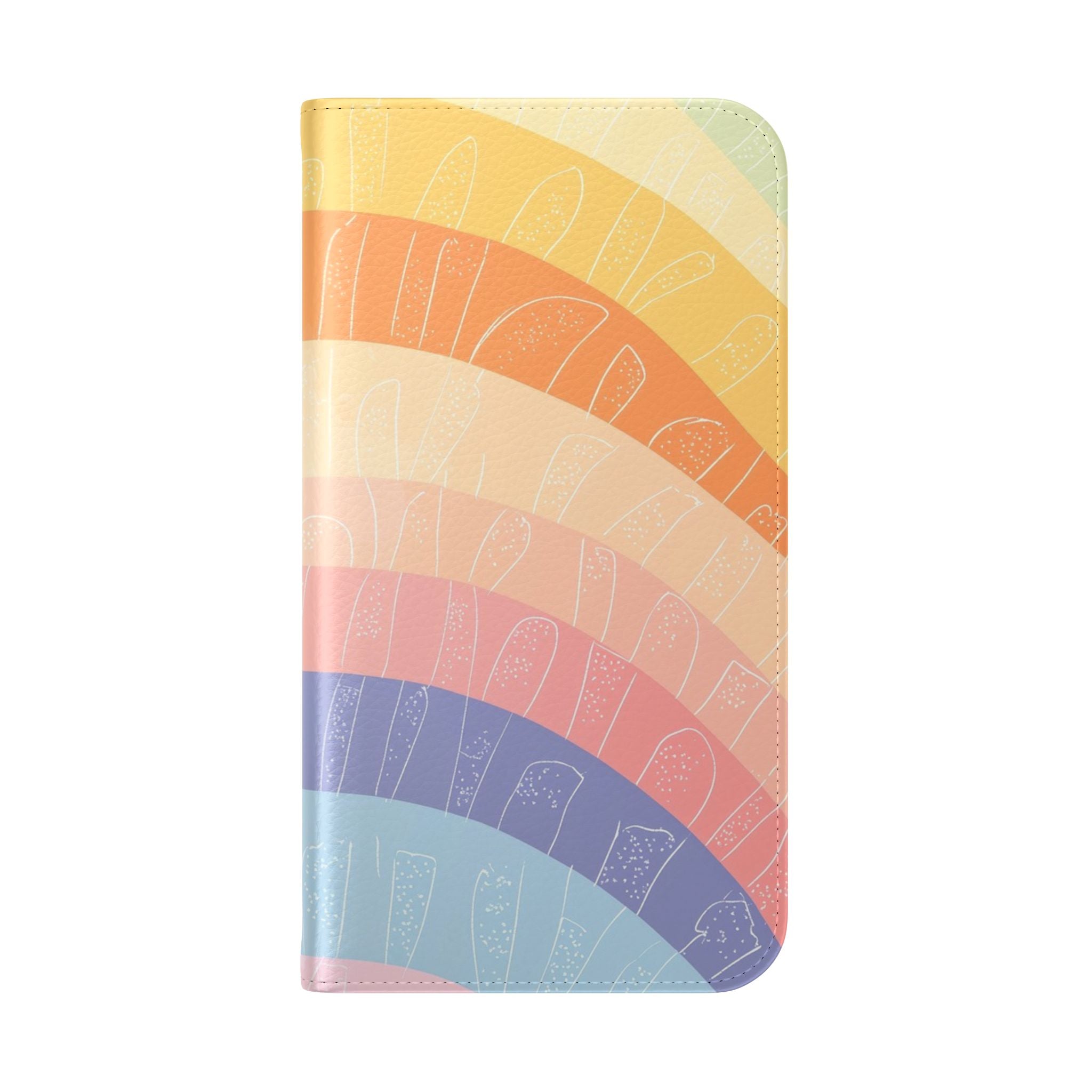 Pastel Rainbow Glow - iPhone 16 Pro Case - Wallet