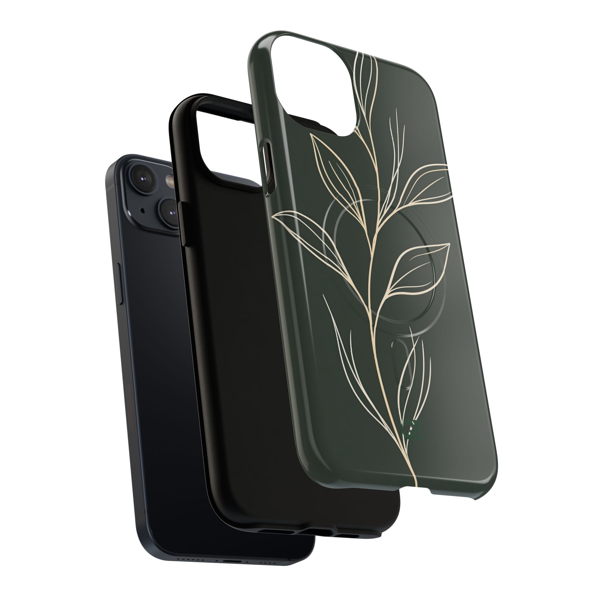 Green Tough 2.0 Magsafe Phone Case for iPhone - Deep Moss Willow