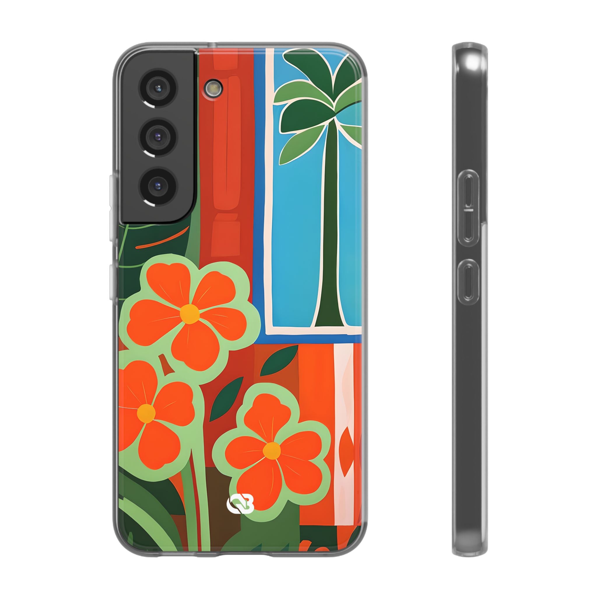 Vivid Jungle Collage · Soft Handyhülle für Samsung