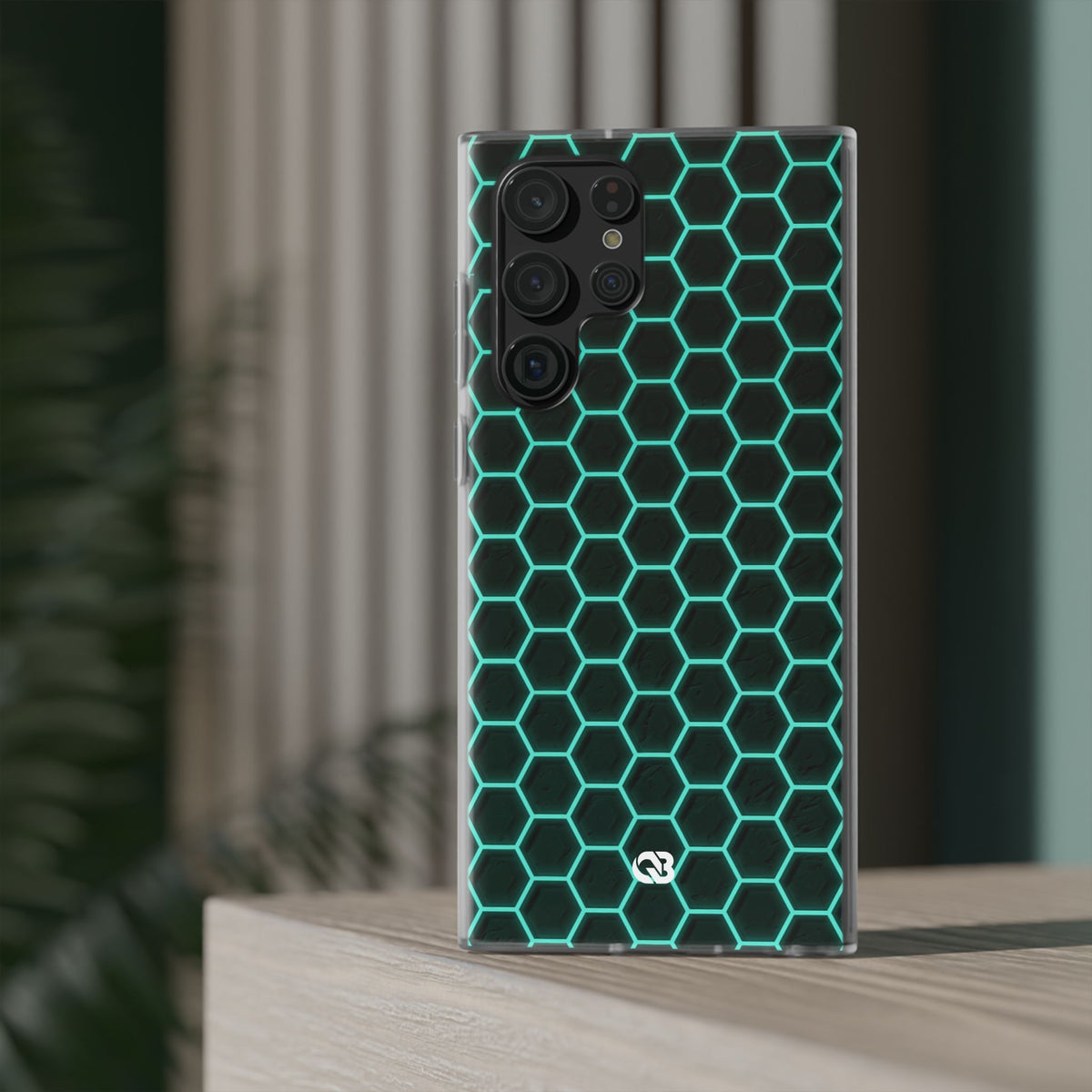 Neon Hex Spectrum · Lite Phone Case for Samsung · Teal